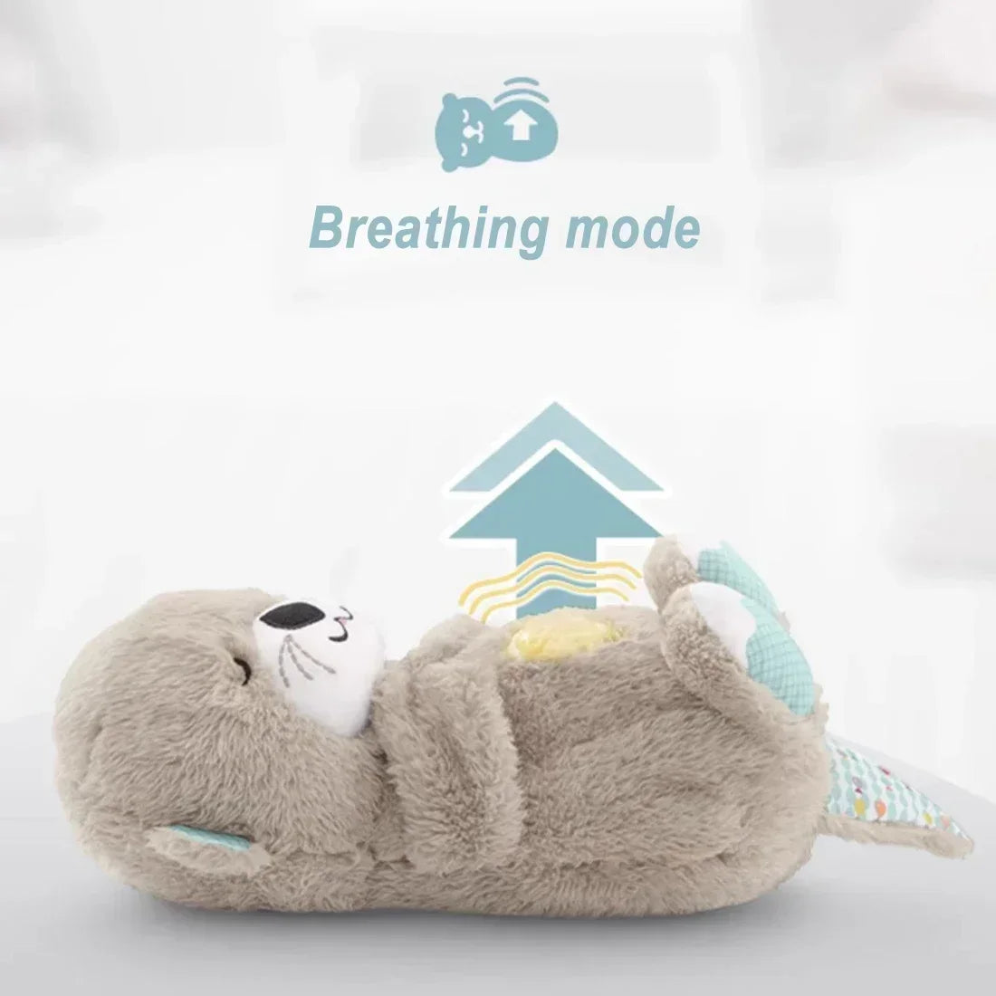 LullaOtter and Stitch: Breathing Musical Stuffed Baby Plush Toy