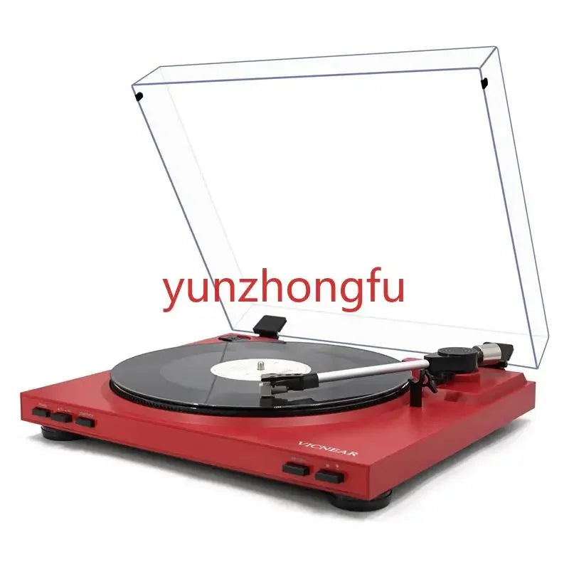 Retro Simple Vinyl Record Player: 33/45rpm Dual Speed Record Player