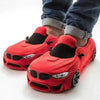 BMW Porsche Racing Plush Slippers: Warm & Fun Car Slippers