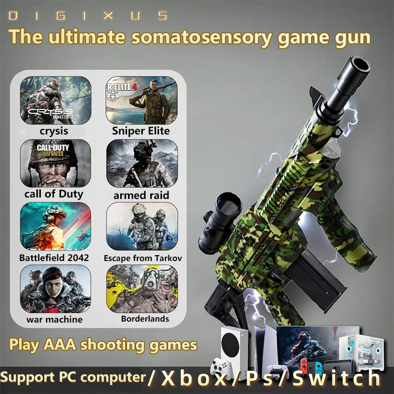 Somatosensory Game Controller with Scope: Multi-Platform Motion Aiming