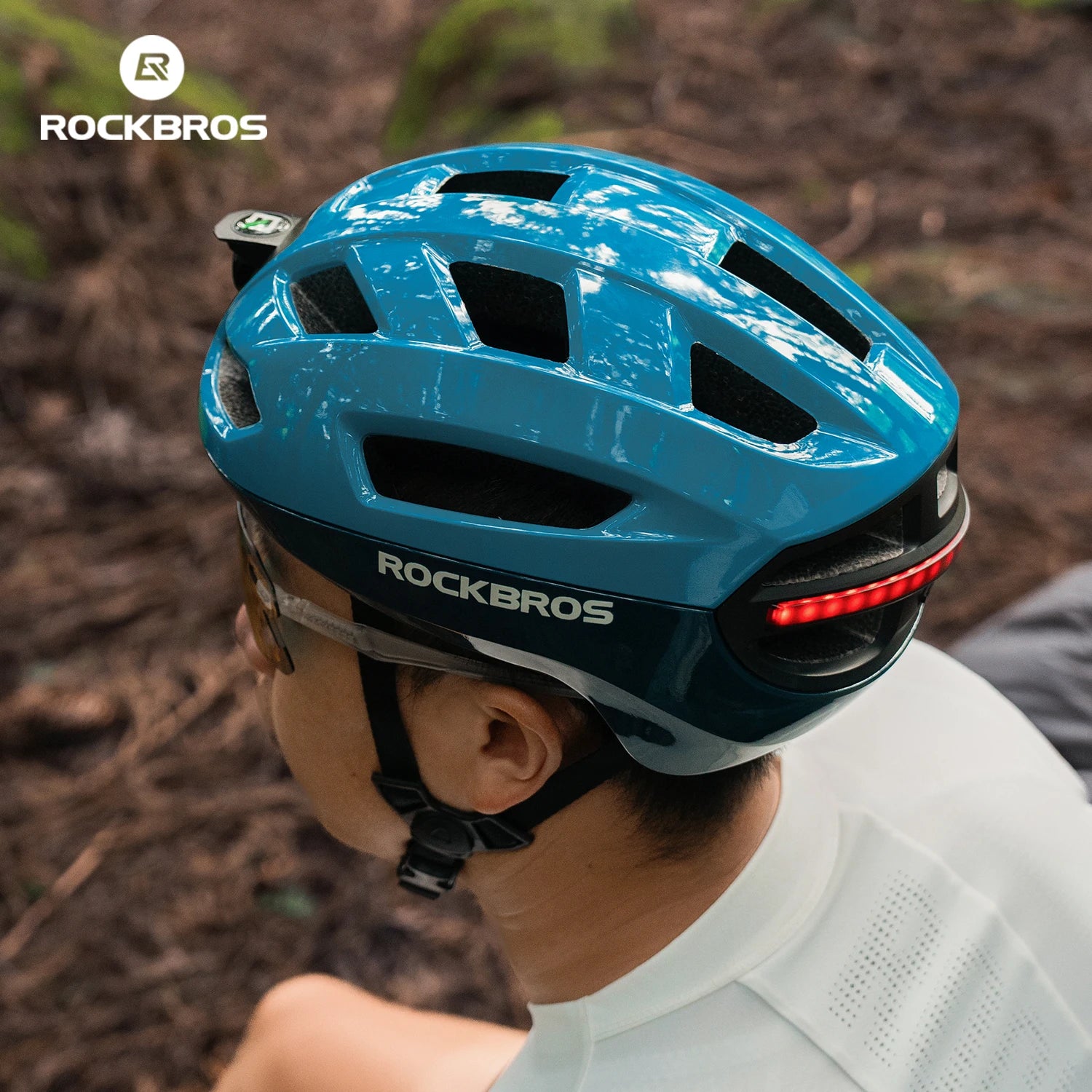 ROCKBROS Bike Helmet with Integrated Smart Light