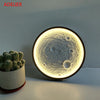 Creative Moon Shadow Wall Lamp LED Indoor Lighting Fixture