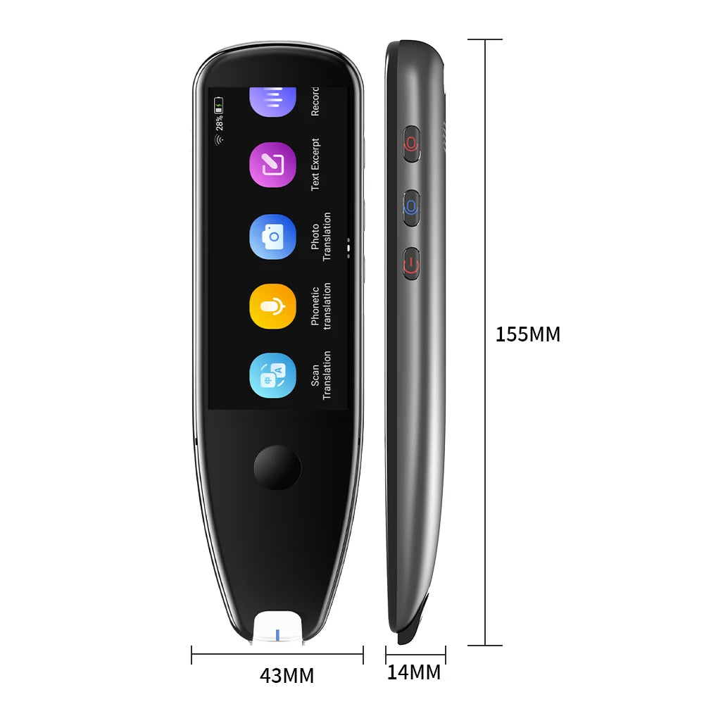 Vormor X5Pro - Collins Electronic Smart Pen | Voice Translation | Android 8.0 | Multilingual Intercom