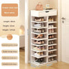 Multilayer Shoe Cabinet with Top Drawer Organizer: Space-Saving Home Furniture