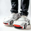 BMW Porsche Racing Plush Slippers: Warm & Fun Car Slippers