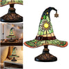 Creative Stained Glass Witch USB Hat Lamp