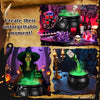 Cauldron Halloween Decorations with Magic Floating Potion Bottles and Diffuser