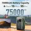 JoyRoom 75000mAh 240Wh Portable Power Station with 100W USB C Output