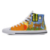 Van Gogh Starry Night Oil Painting High-Top Comfortable Sneakers