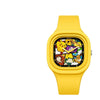 Pokémon Pikachu Cute Silicone Watch - Square Design, Fashionable Timepiece for Kids, Boys & Girls, Perfect Birthday Gift