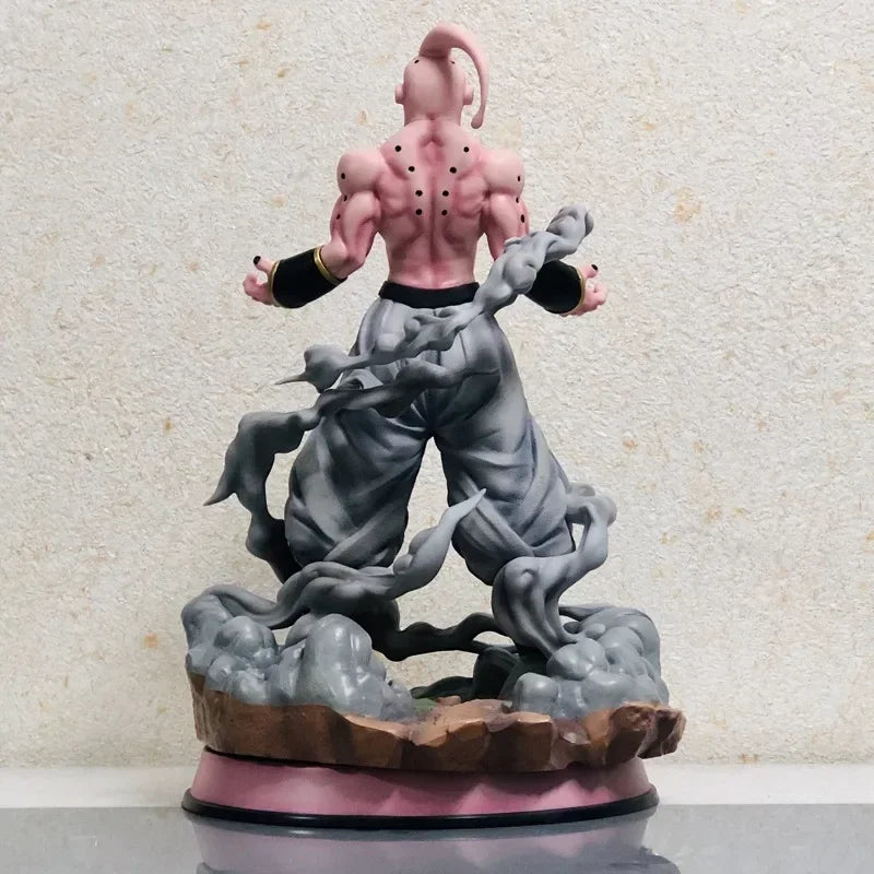 Oversized Majin Buu Anime Figure: 46cm Dragon Ball Statue for Desktop Display