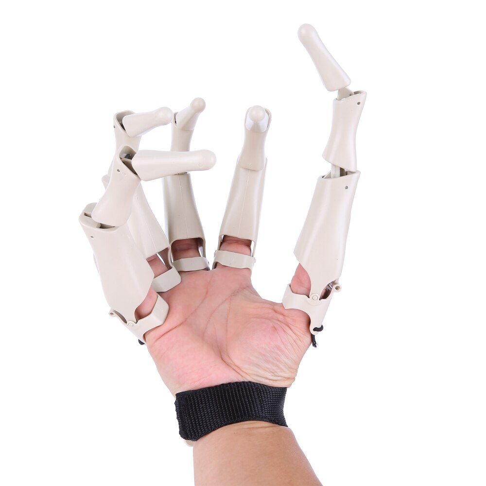 Spine-Chilling Articulated Skeleton Finger Gloves