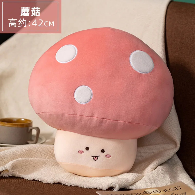 Cute Fruit & Veggie Kawai Plush Pillow – Soft & Adorable Stuffed Toy!