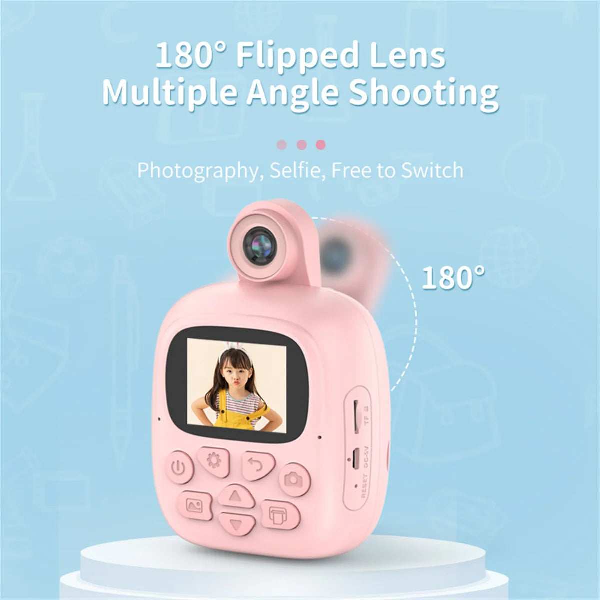 SnapPix Jr: High-Definition Kids' SLR Camera with Instant Print