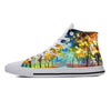 Van Gogh Starry Night Oil Painting High-Top Comfortable Sneakers