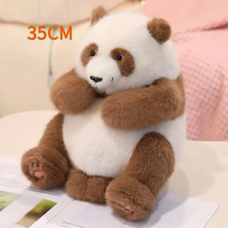 Cute Zoo Panda Plush Toy: 35cm Kawaii Stuffed Animal