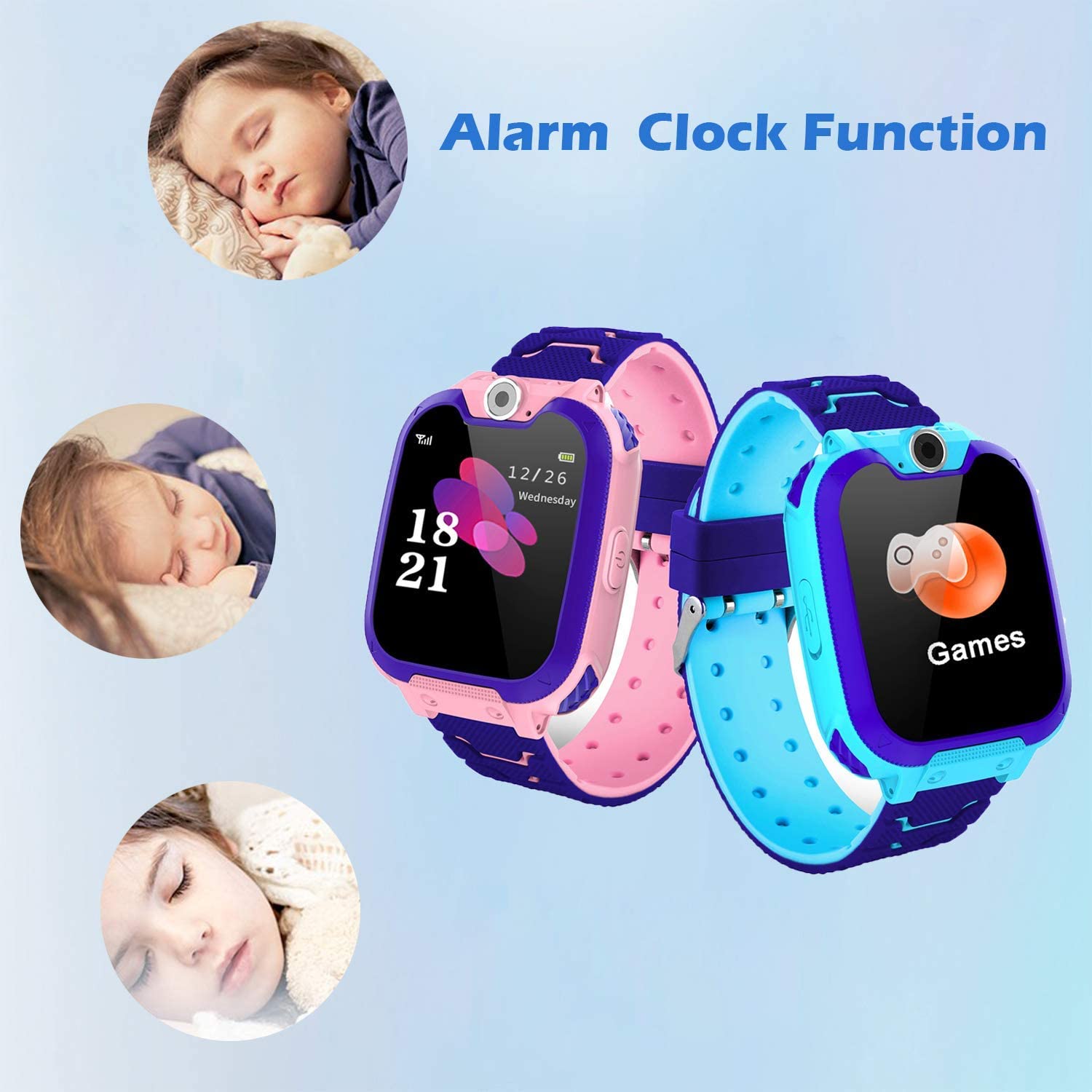 Kids HD Hardshell Touch Screen SOS Smartwatch