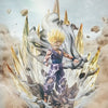 42cm Anime Dragon Ball Figure Super Saiyan Son Gohan PVC Action Figure with Light Effect Collection