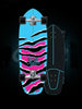 Surf Land Skateboard: Maple Single Kick Carving Cruiser