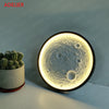 Creative Moon Shadow Wall Lamp LED Indoor Lighting Fixture