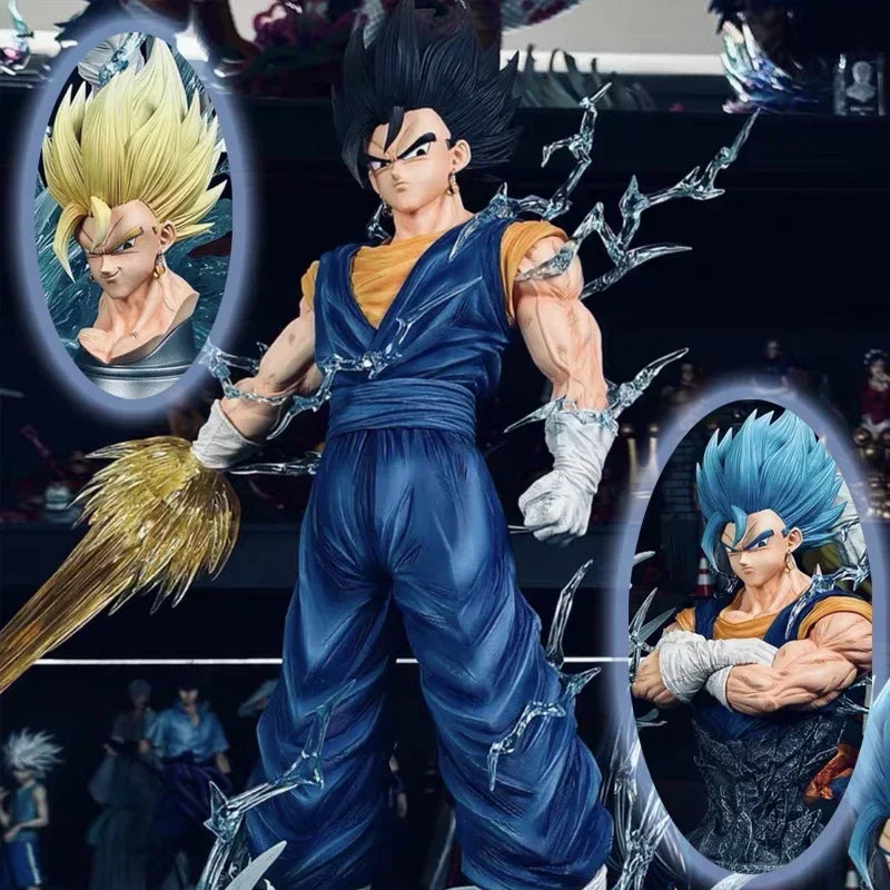 Dragon Ball Z Super Saiyan Blue Vegito & Gogeta: 32cm Action Figure Model