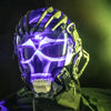 Cyberpunk Helmet Shinobi Mask: Robot Samurai Armor with LED Light
