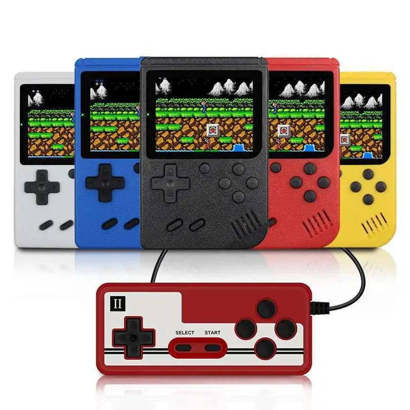 RetroRave 500 - Portable Handheld Game Console for Retro Gaming Fun