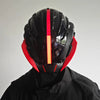 CyberPunk Mask for Men: Cosplay Samurai Mask for Halloween & Music Festivals