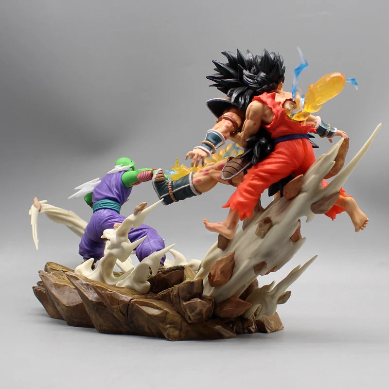 Dragon Ball Anime Figures: Raditz Vs Piccolo & Son Goku PVC Model