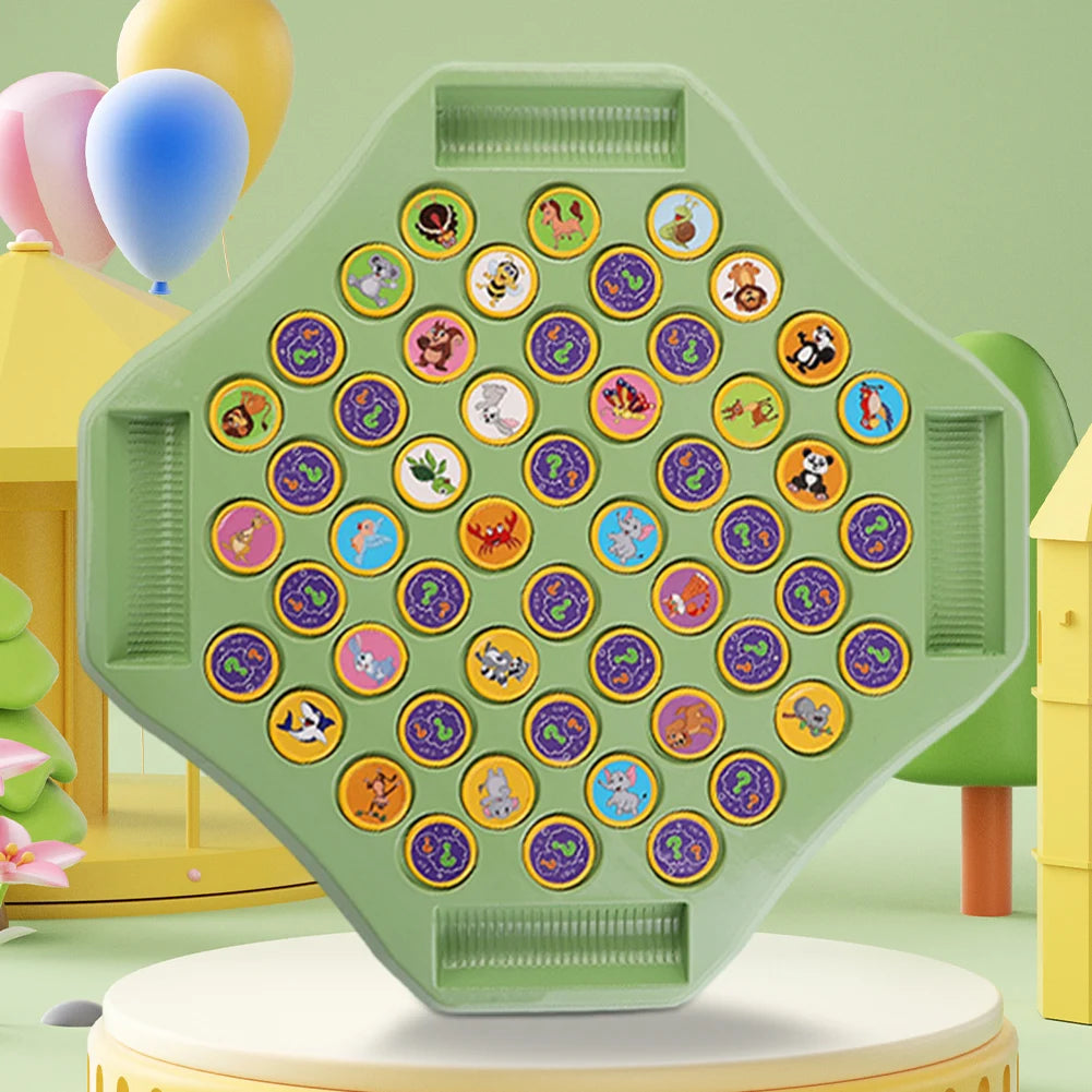 Animal Fruit Flip Chess – Classic Strategy & Memory Board Game for Kids