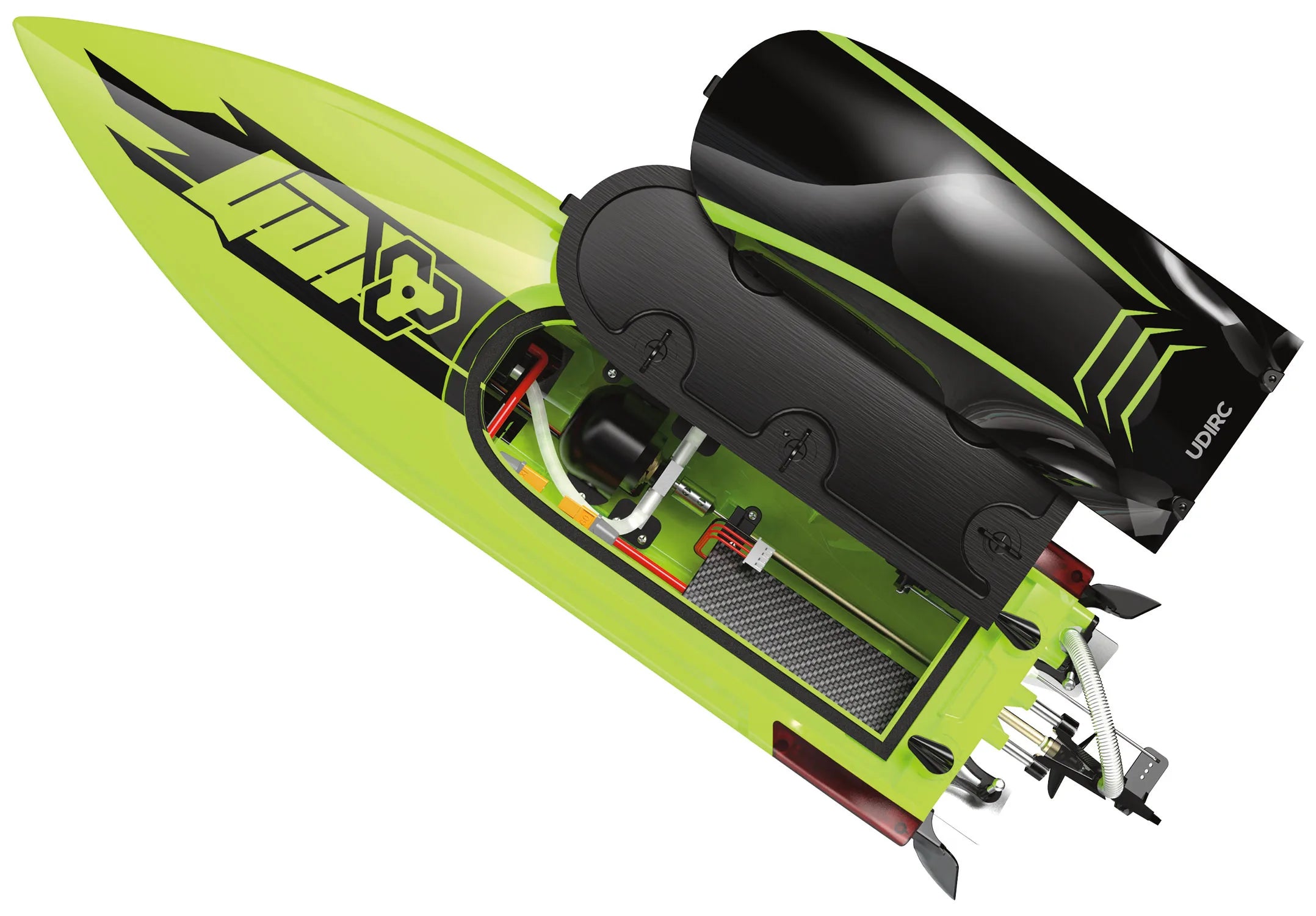UDI RC Large RC Speed Boat: High-Speed Remote Control Watercraft