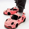 BMW Porsche Racing Plush Slippers: Warm & Fun Car Slippers