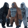 Gorilla Inflatable Costume Mascot: Adult Plush Furry Animal Halloween & Carnival Dress
