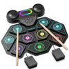 9-Pad Portable Electronic Drum Kit