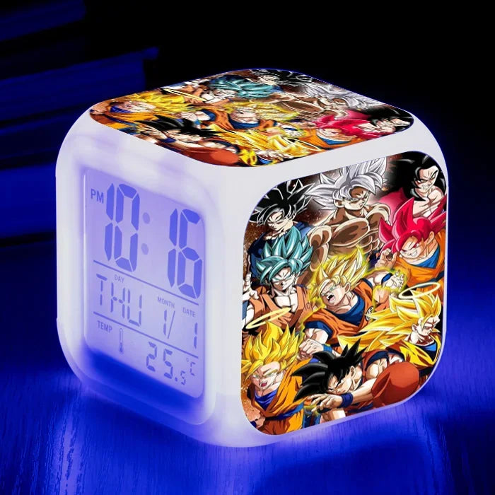 Dragon Ball Z Super Saiyan Alarm Clock Figures