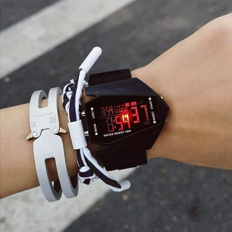 Multi-Function Aircraft Sports Watch – Perfect for Junior High Students