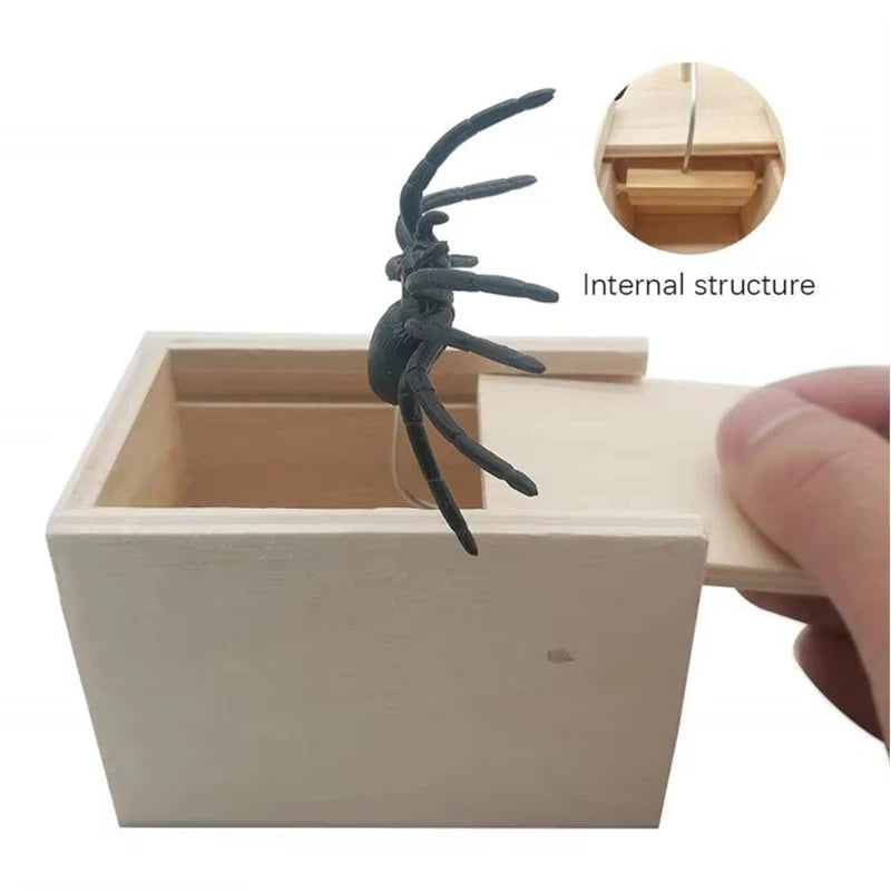 Surprise Spider Joke Box: Funny Prank Toy