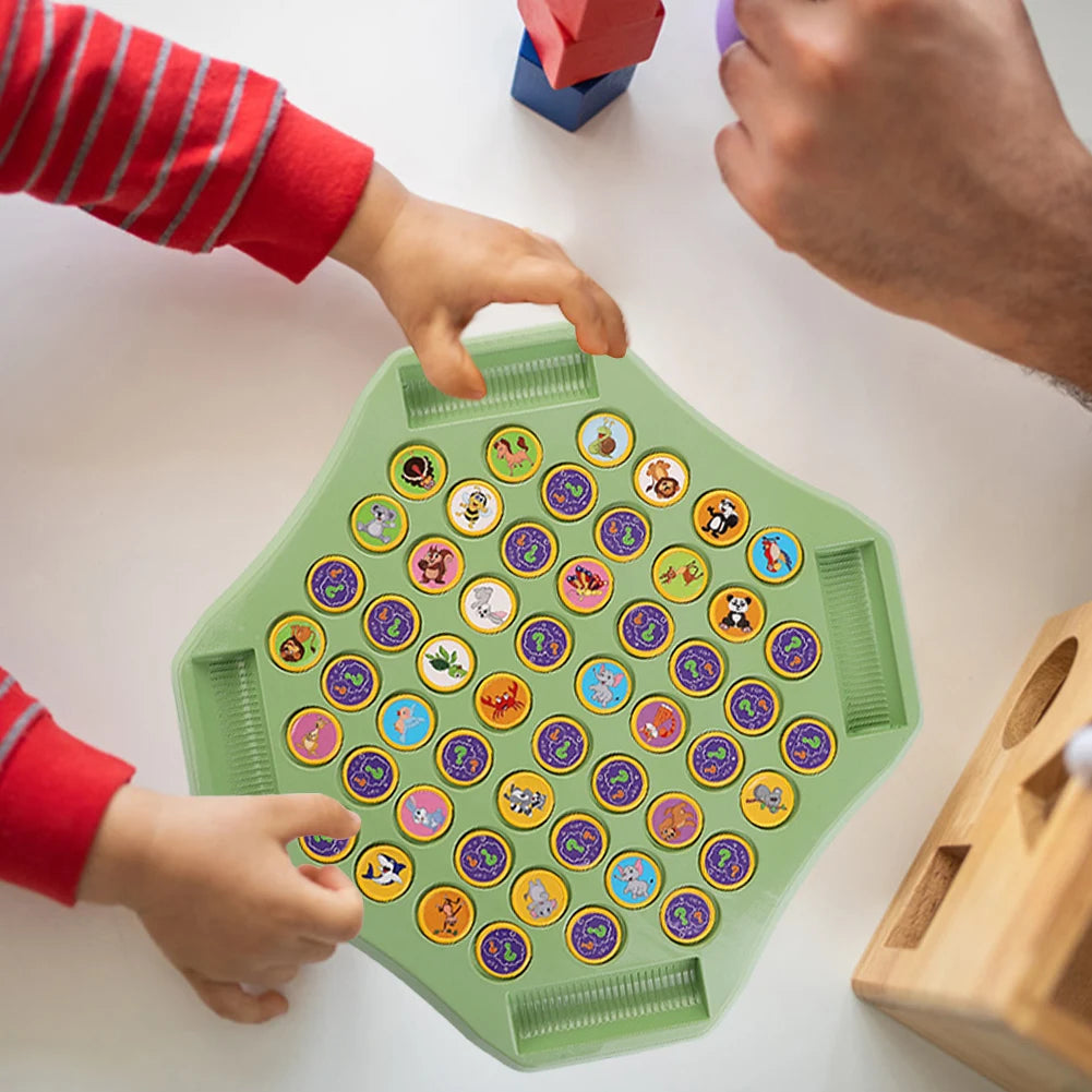 Animal Fruit Flip Chess – Classic Strategy & Memory Board Game for Kids