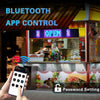 Rayhome Devil Eyes LED Display: Programmable Scrolling Sign for Vehicles