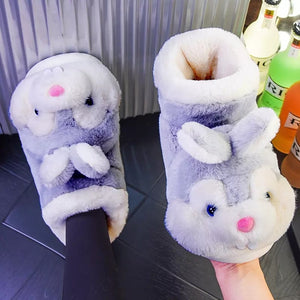 Women's Winter Warm Plush House Slipper Shoes