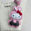 Handmade Leather Hello Kitty Sheep Pendant