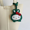Handmade Leather Hello Kitty Sheep Pendant