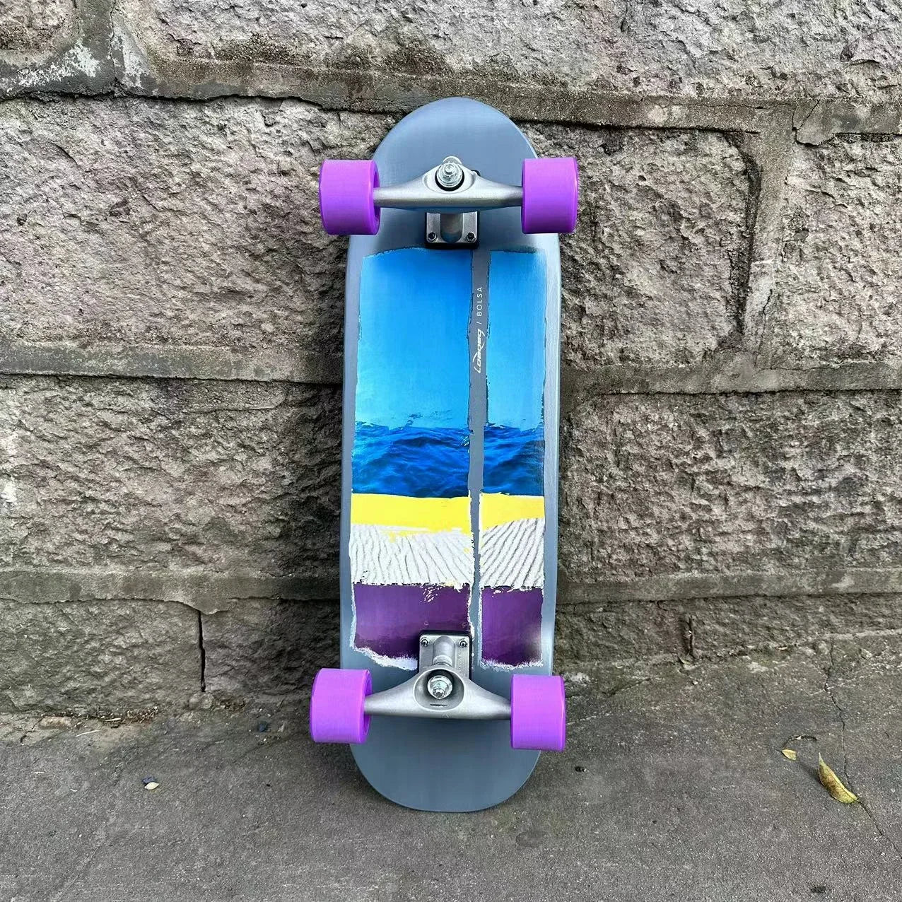 Surf Land Skateboard: Maple Single Kick Carving Cruiser