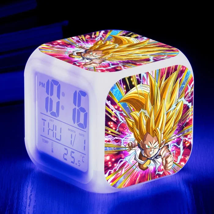 Dragon Ball Z Super Saiyan Alarm Clock Figures