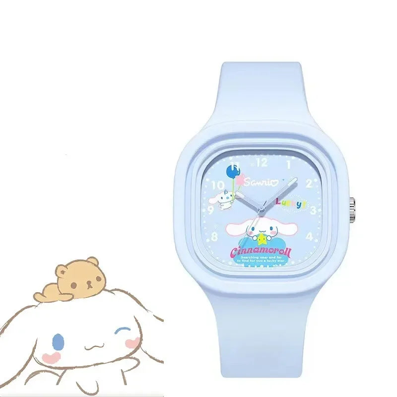 Kawaii Kuromi Cinnamoroll Hello Kitty Kids Watch – Adorable Anime-Inspired Wristwatch