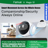 Famue S1 Home Monitoring Robot | APP Control & Two-Way Talk | Care for Elderly/Child & Pet | Photo/Video & Playback UP to 512G