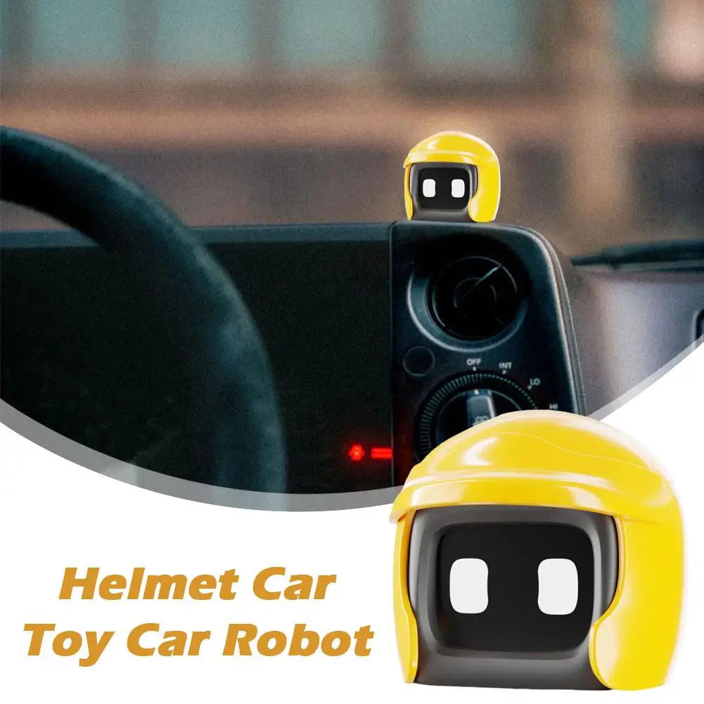 HelmoBot Car Partner: Car Partner Cute Helmet Robot