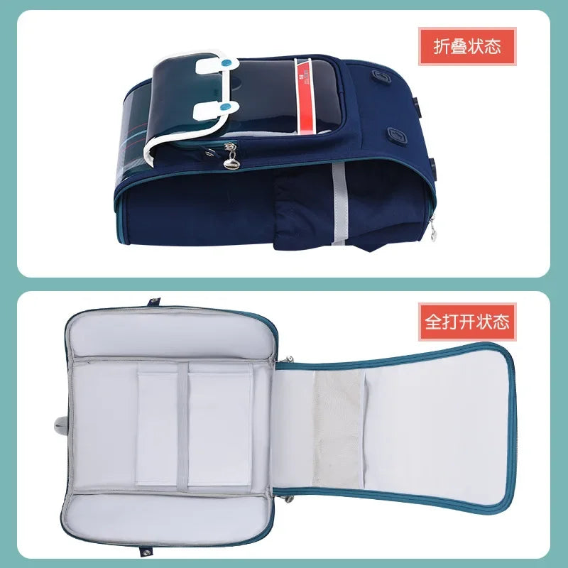 Kids Orthopedic School Backpack: Waterproof Primary Schoolbag