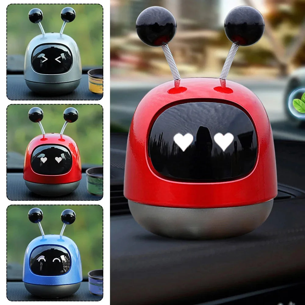 High-Quality Anime Shaking Robot Car - Auto Center Console Decoration, Interior Robot for Home & Office Desk