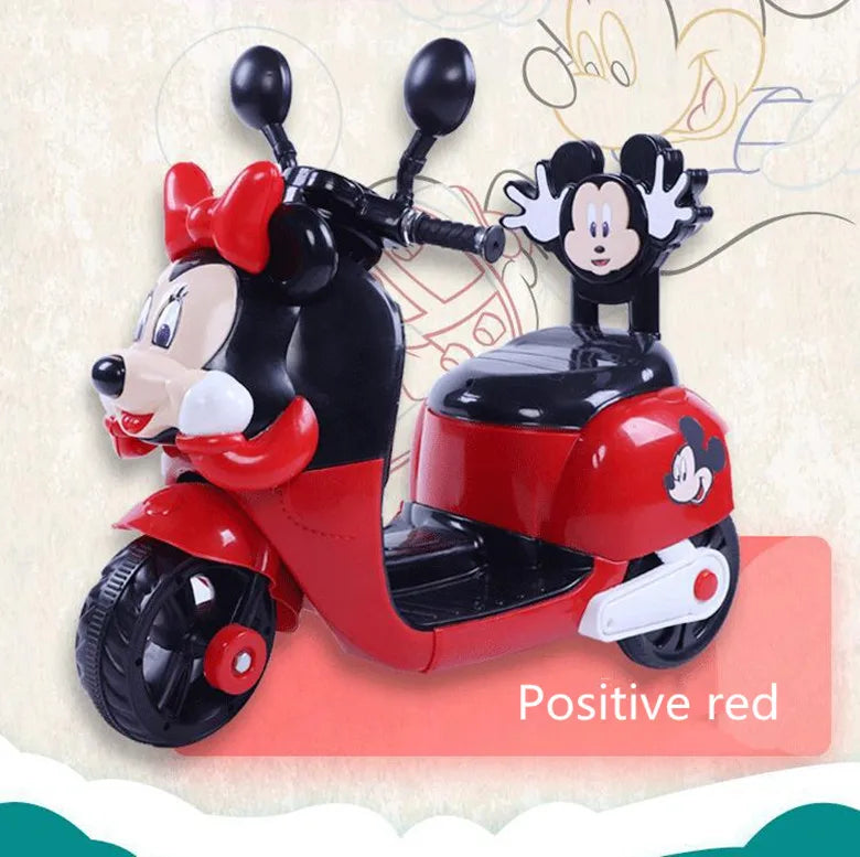 Cute Pig Kids Mini Electric Motorcycle - Battery-Powered Ride-On Toy